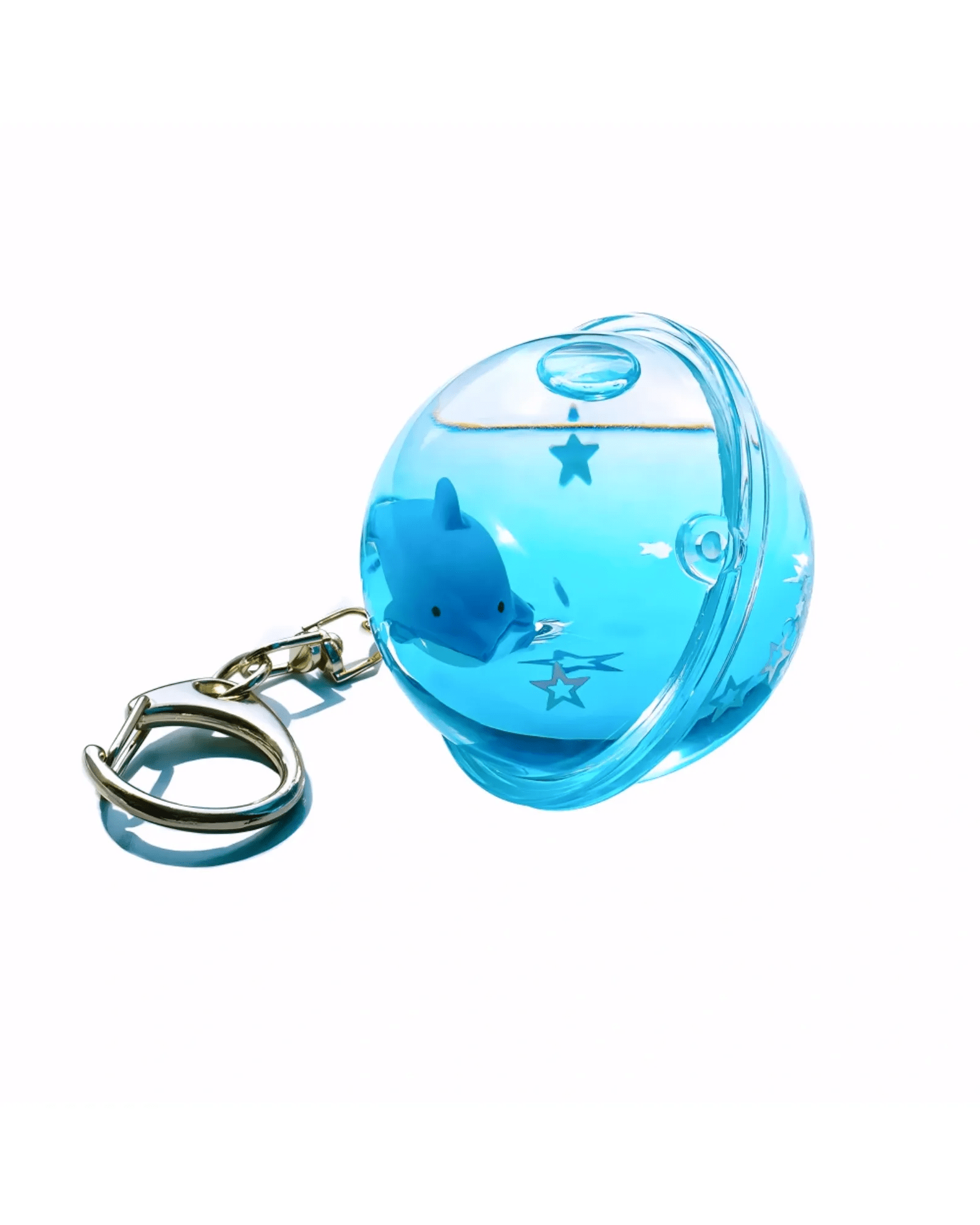 Mijn winkel Blue Globe Float Keychain