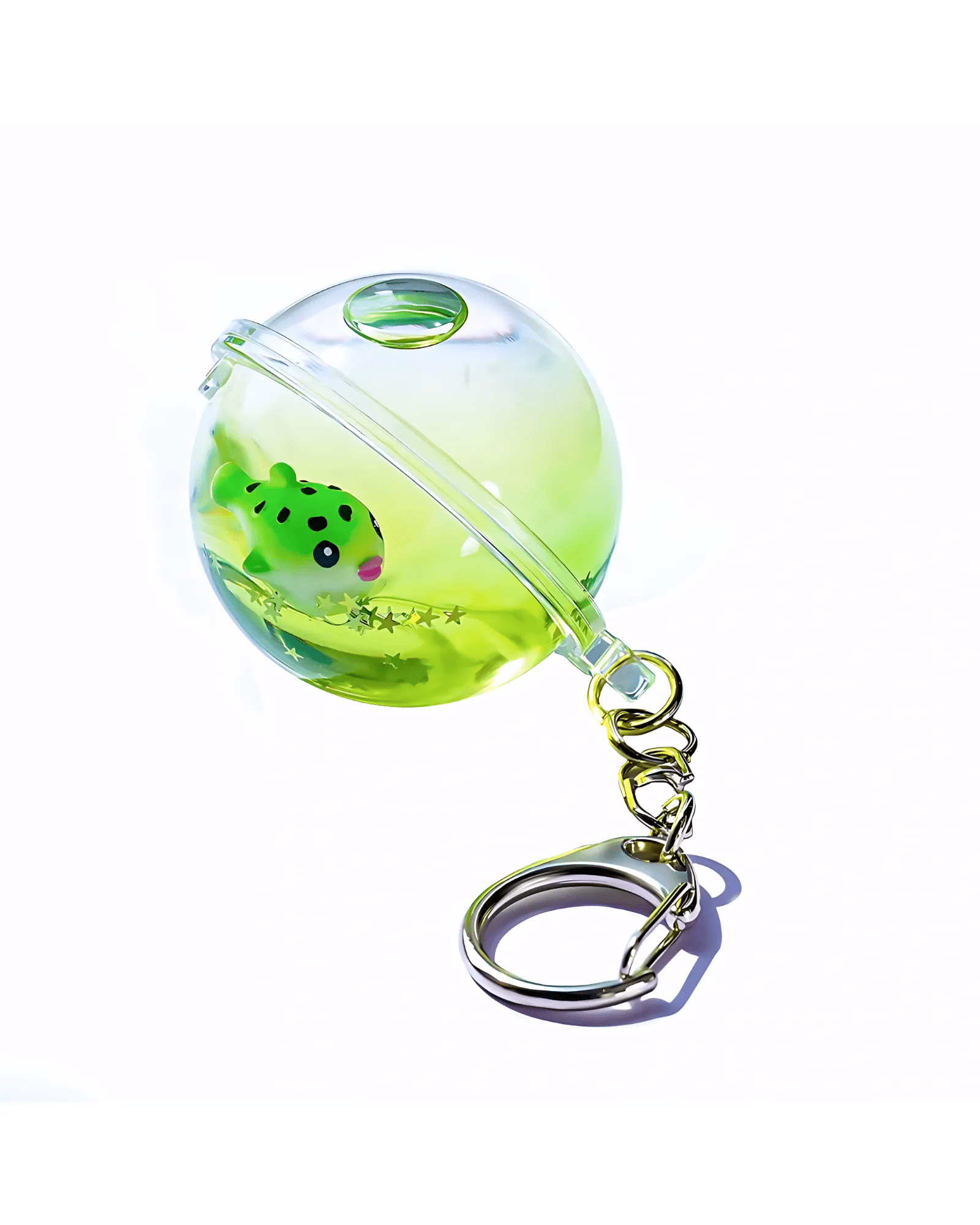 Mijn winkel Green Globe Float Keychain