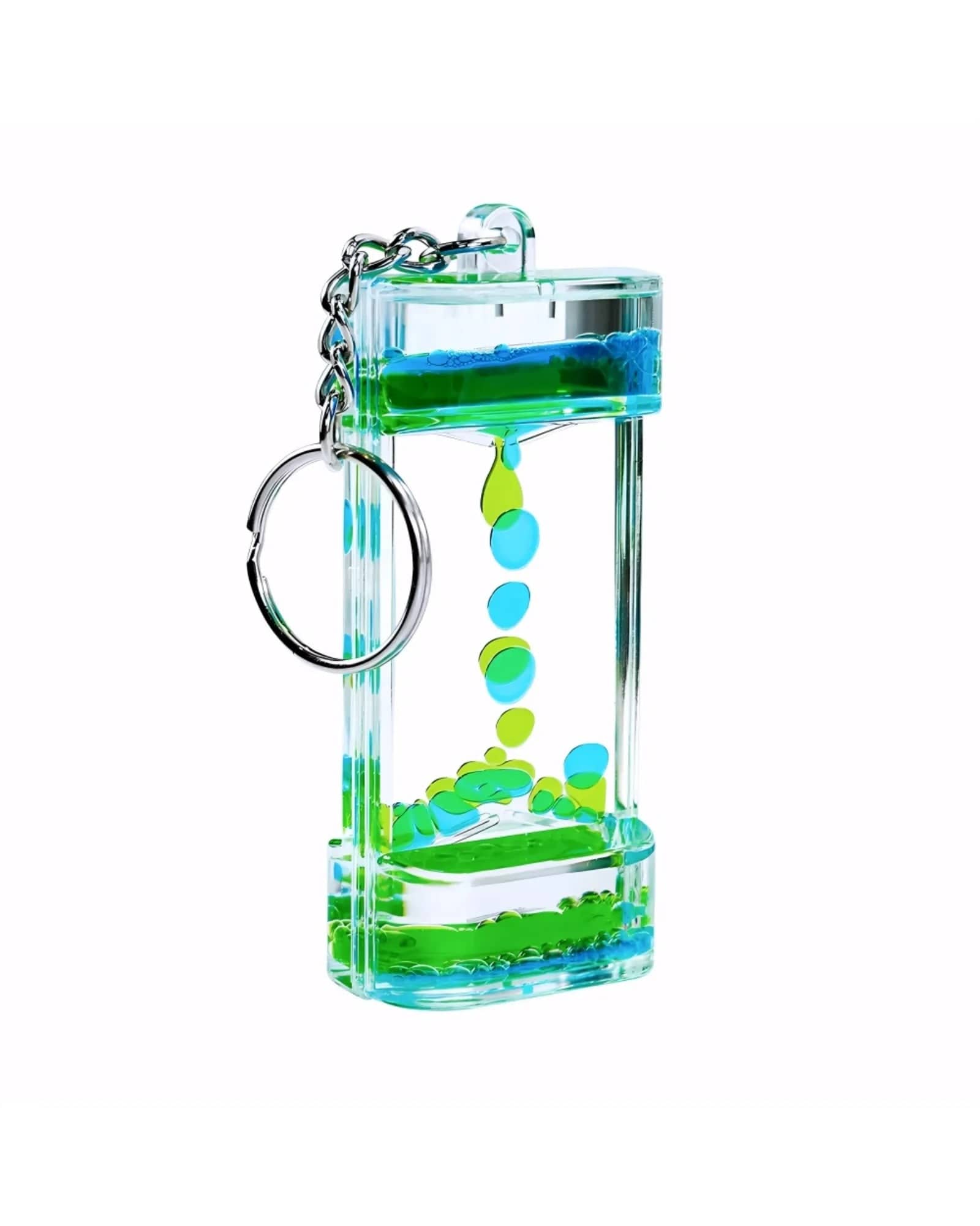 Mijn winkel Green Liquid Timer Keychain