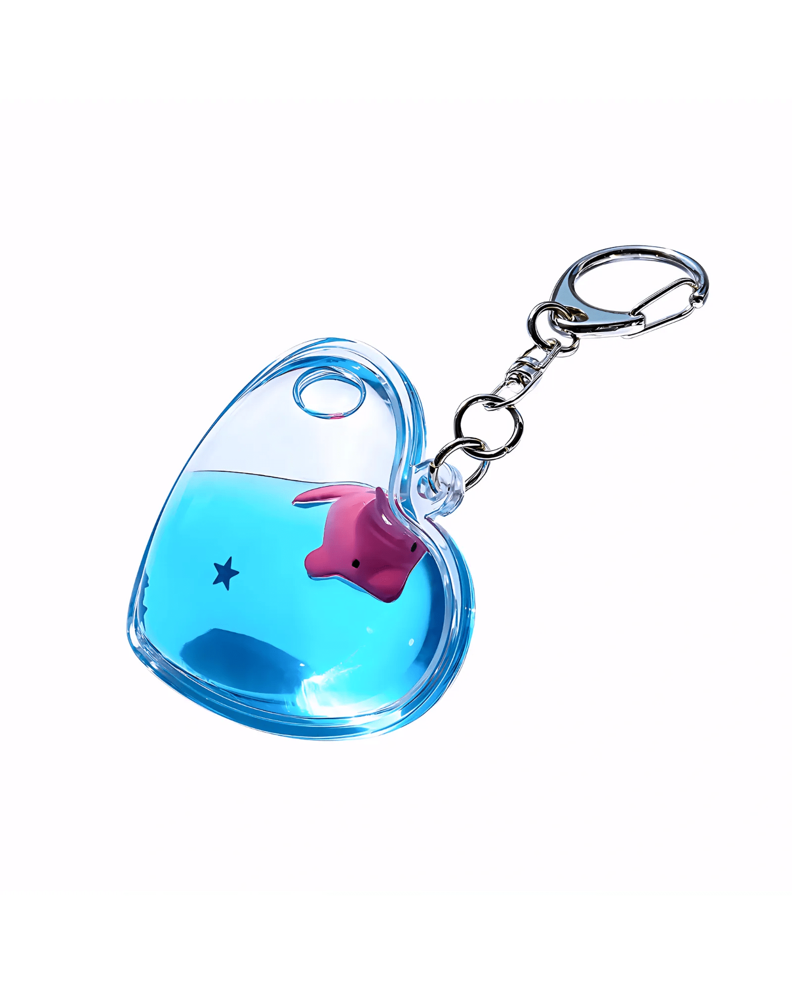 Mijn winkel Heart Float Shaped Keychain