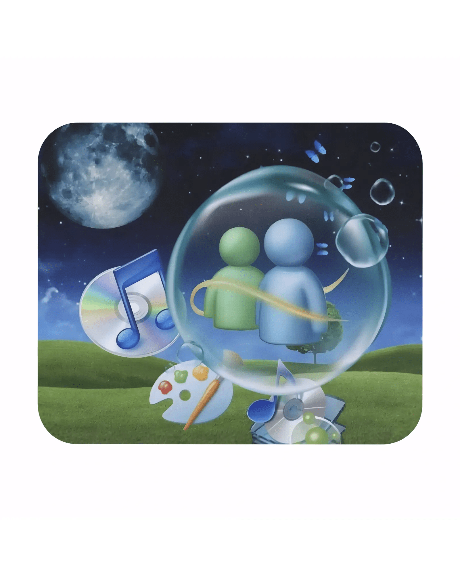 Mijn winkel MSN Bubble Night Mouse Pad