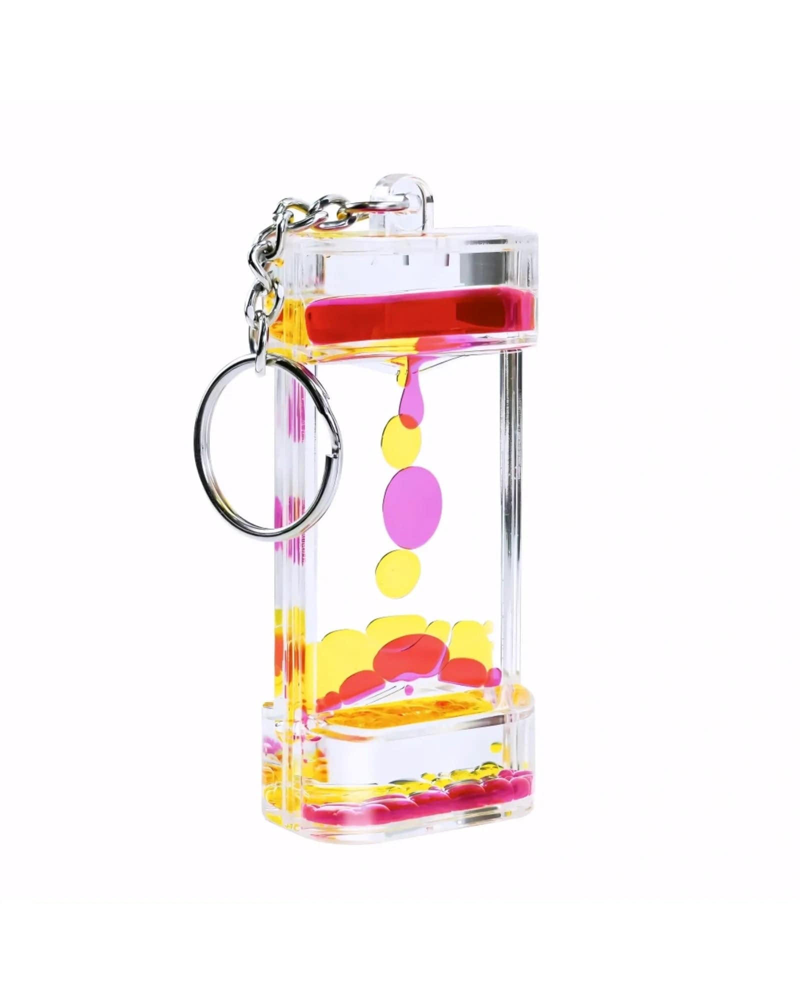 Mijn winkel Orange Liquid Timer Keychain