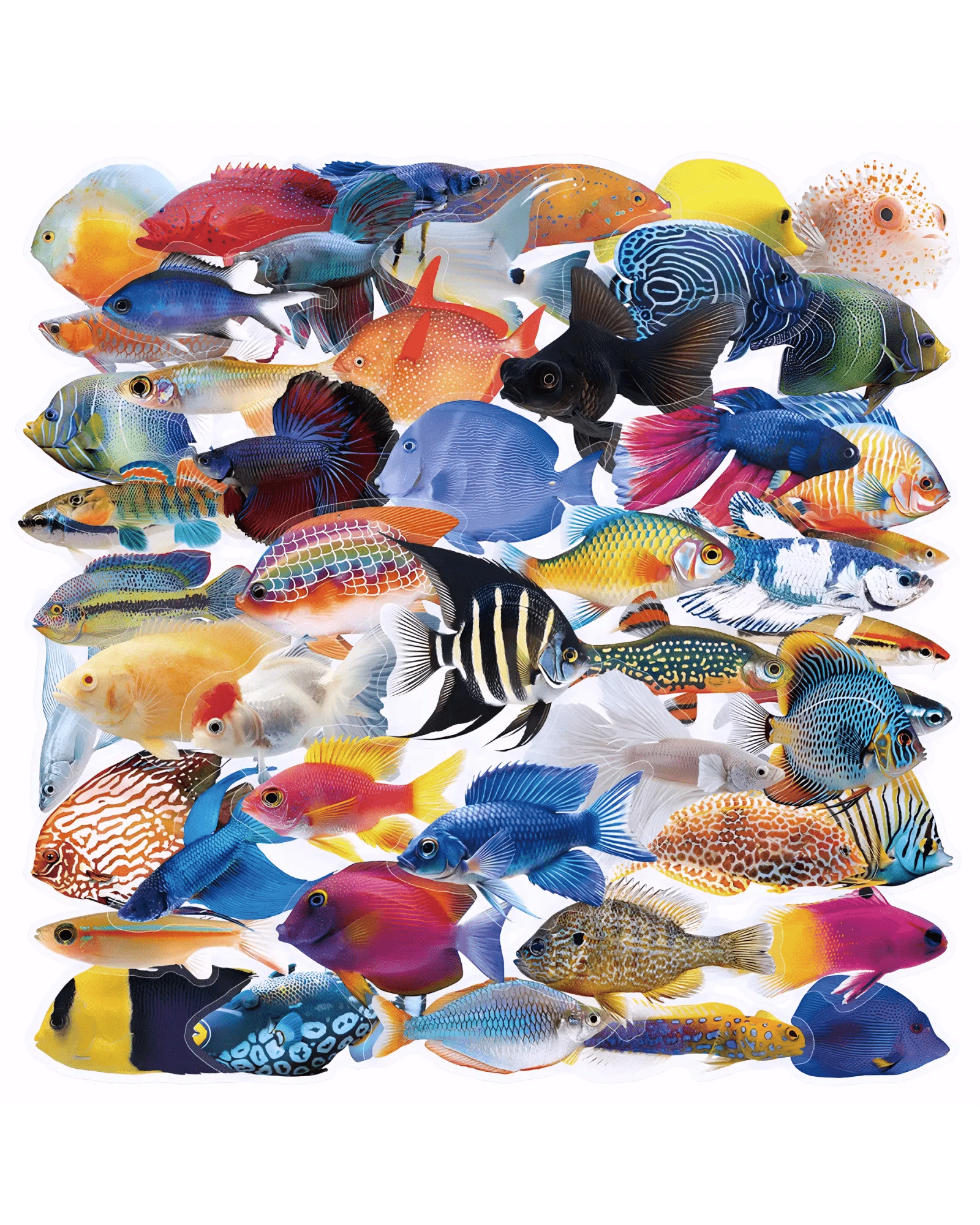 Mijn winkel Tropical Fish Stickers