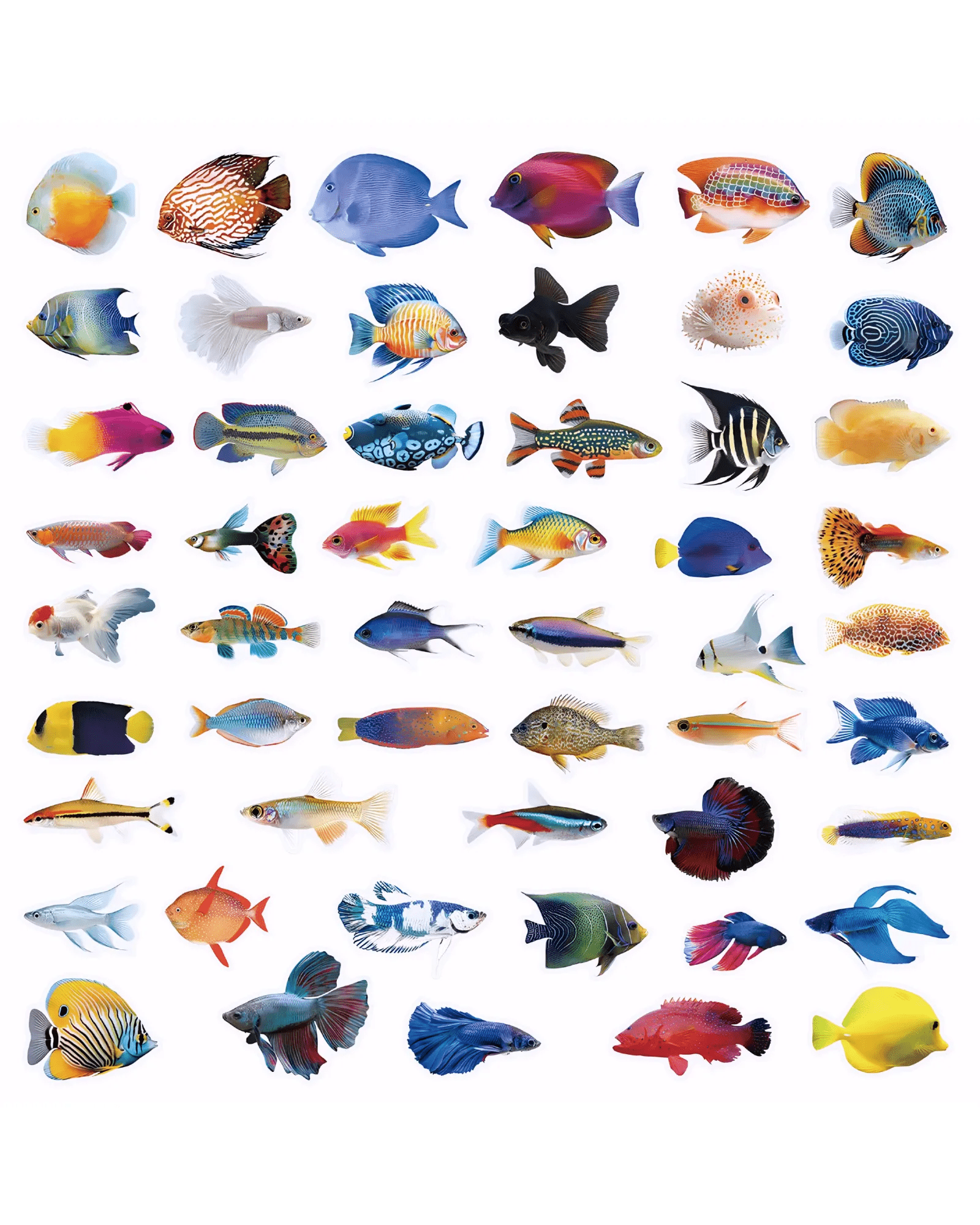 Mijn winkel Tropical Fish Stickers