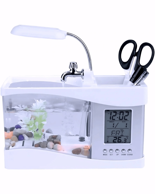 Mijn winkel White Aquarium Desk Organizer